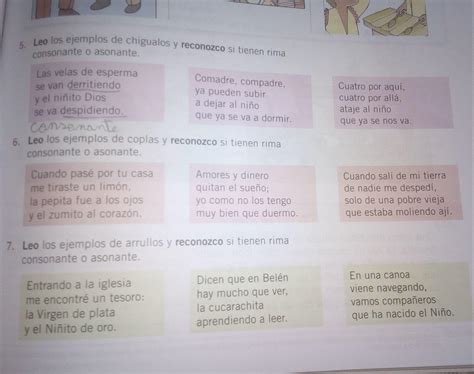 Rimas Asonantes Y Consonantes Ejemplos