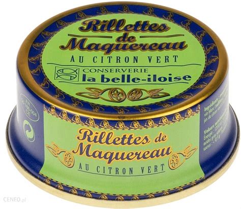 La Belle Iloise Rillettes Z Makreli Limonką 60g Ceny i opinie Ceneo pl