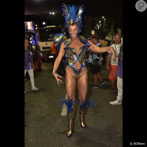 Carnaval Adriane Galisteu Referenciou A Famosa Guia Da Portela