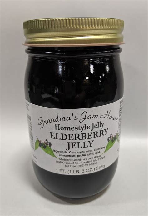 Grandma S Elderberry Jelly