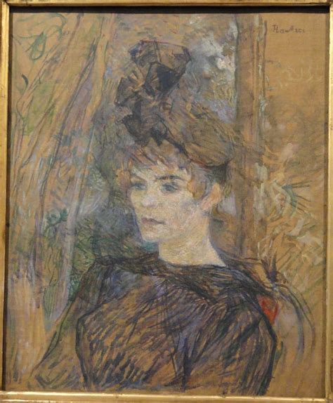 Portrait Of The Painter Suzanne Valadon By Henri De Toulouse Lautrec