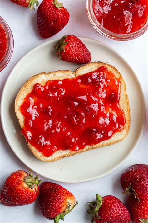 Strawberry Freezer Jam Food With Feeling