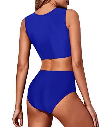 Tie Waist Halter Neck Bikini Set Royal Blue M Artofit