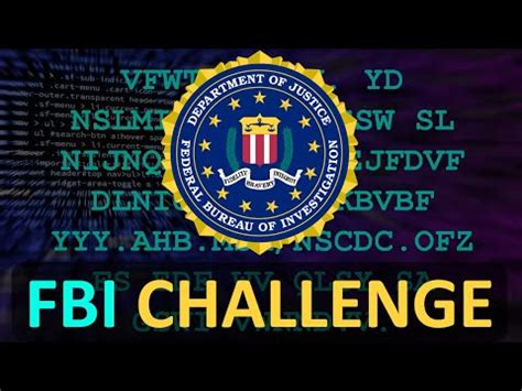 Do You Have What It Takes To Join The Fbi Fbi Crypto Challenge Youtube