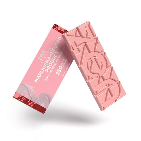 Zen Cannabis Infused Mg Strawberries And Cream Bar