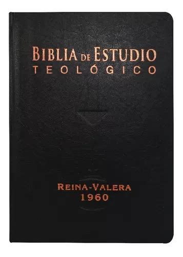 Biblia De Estudio Teológico Rvr 1960 Tapa Dura Envío gratis