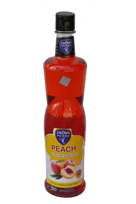 Crown Pairrii Peach Mocktail Syrup Packaging Type Carton Packaging