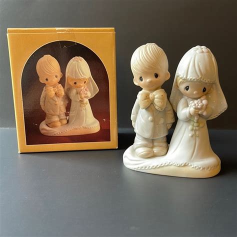 Precious Moments Accents Vintage Precious Moments Bride And Groom