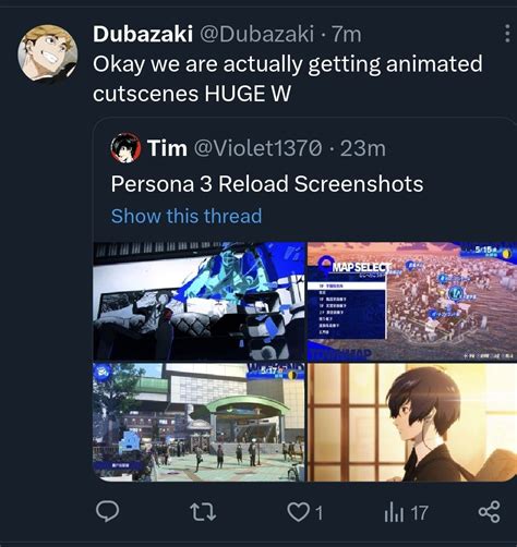 Kusi Costanza On Twitter Reactions To The Latest P3r Screenshots Really Show That People