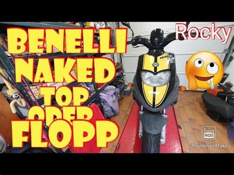 Benelli Naked Roller Zerlegen Scooter Zum Laufen Bringen Motorroller