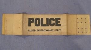 Military Police Armband Flag Armband J Mountain Antiques