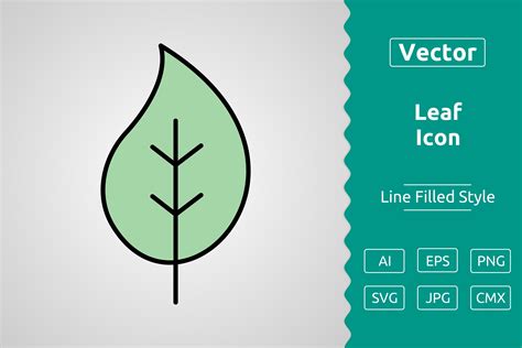 Vector Leaf Filled Outline Icon Graphic by Muhammad Atiq · Creative Fabrica