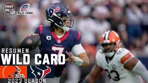 Cleveland Browns Vs Houston Texans Nfl Playoffs Resumen Nfl En