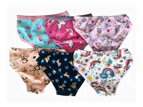 pz Panties Calzones Bikini Niña Infantil Mayoreo Algodon MercadoLibre