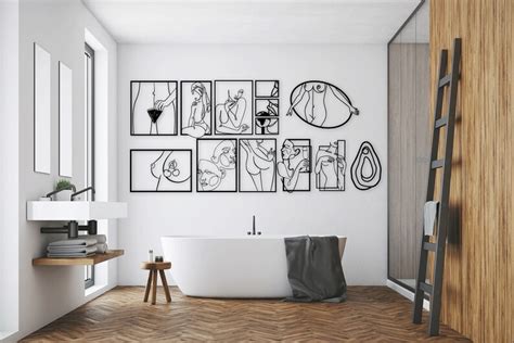 Nude Love Pussy Line Art Laser Cut Dxf Svg Glowforge Files Wall Art Sticker Silhouette Template