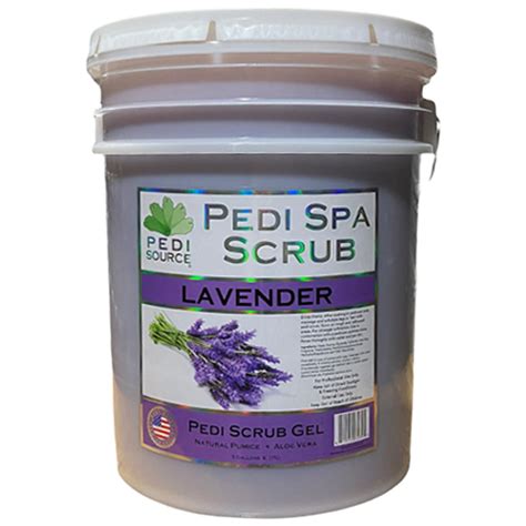 Pedi Scrub 5 Gallon Bucket 3 Scents 168 Nail Supply