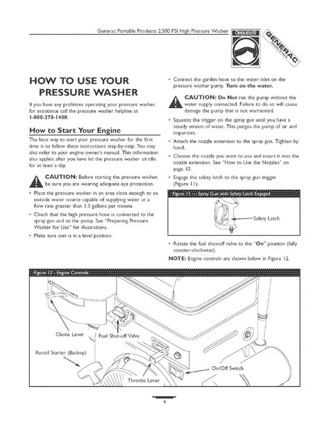 Generac Power Washer Manual