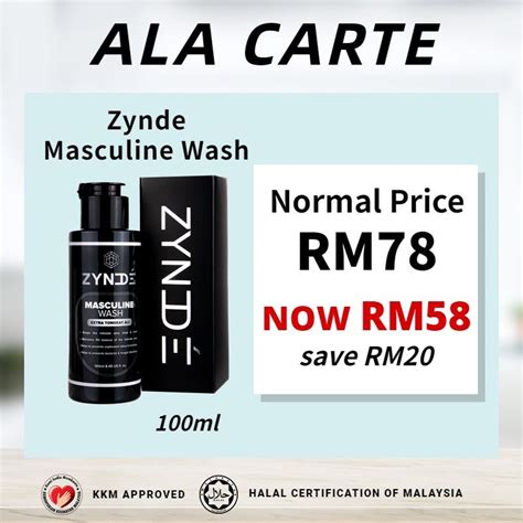 Zynde Wash With Tongkat Ali 100ml Shopee Malaysia