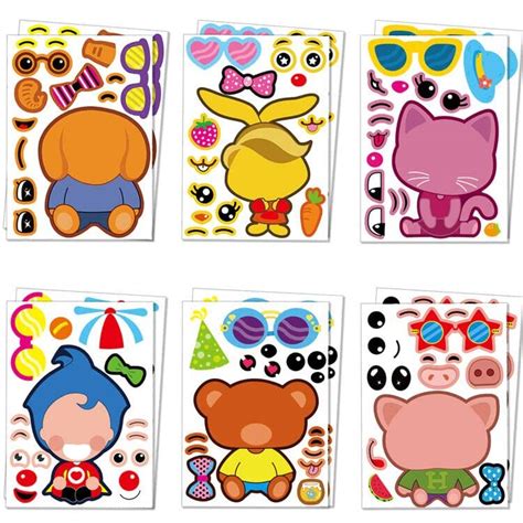 Buy Pcs Make Your Own Plim Plim Toys Stickers Sheet Plim Plim