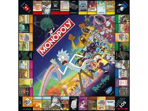 Rick And Morty Board Game Monopoly German Version Winning Moves