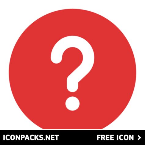 Red Question Mark Icon Png