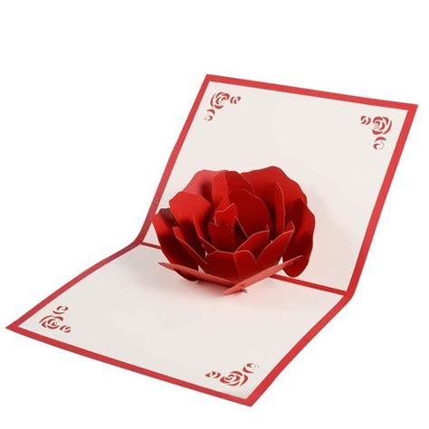 Cartes De Voeux Pop Up 3D Carte De Voeux Avec Enveloppe Pour L