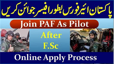 Paf Online Apply Complete Process Step By Step Gd Pilot Aeronautical