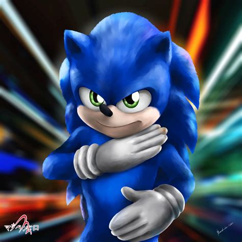 [OC] A Sonic fan-art i made recently. :) : r/SonicTheHedgehog