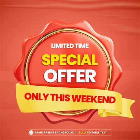 Premium PSD Special Offer Creative Banner Design Template