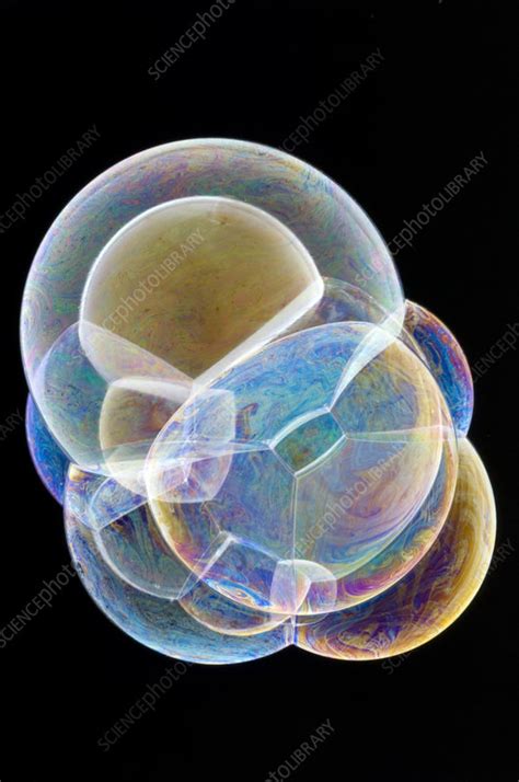 Soap bubbles - Stock Image - A208/0043 - Science Photo Library