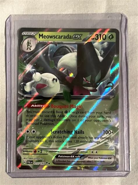 POKÉMON TCG Paldea Evolved Meowscarada ex 015 193 NM EUR 2 76