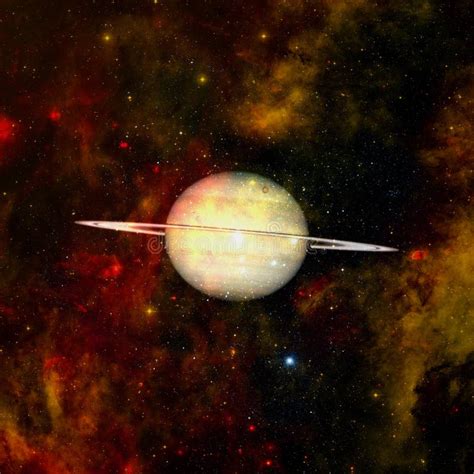 Saturno Planeta Del Sistema Solar Elementos De Esta Imagen De La