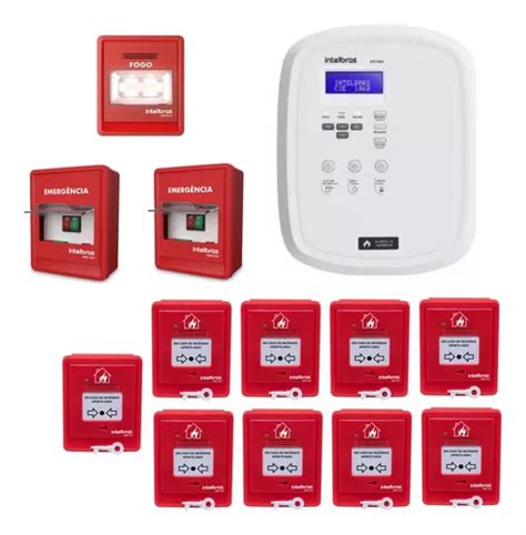 Kit Central Alarme Incêndio Intelbras Cie 1060 Frete grátis