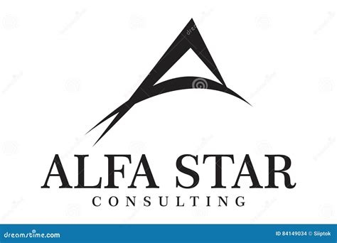 Alfa Star Logo Stock Illustration Illustration Of Letter 84149034