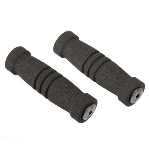 Supercycle Foam Bike Handlebar Grips Wend Plugs Black 222 Mm