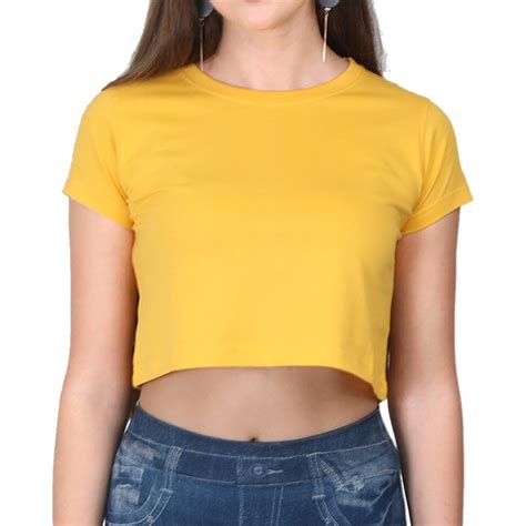 Plain Colored Crop Tops Atelier Yuwa Ciao Jp