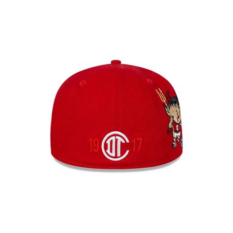 Gorra De Toluca Fc Diablos Rojos De Toluca Collection Fifty Cerrada