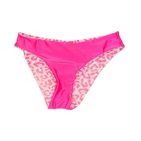 Cupshe Swim New Reversable Pink Bikini Bottoms Poshmark