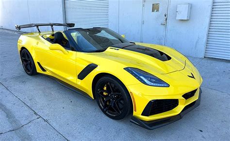 Corvettes For Sale Mile Corvette Zr Convertible With Ztk