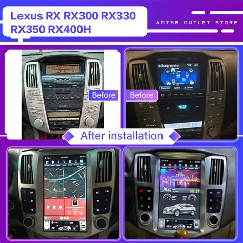 For Lexus Rx Rx300 Rx330 Rx350 Rx400h Android Radio Tape Recorder 2004 2007 Car Multimedia