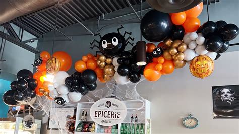 Halloween Balloon Garland Halloween Decor Halloween Balloons Youtube