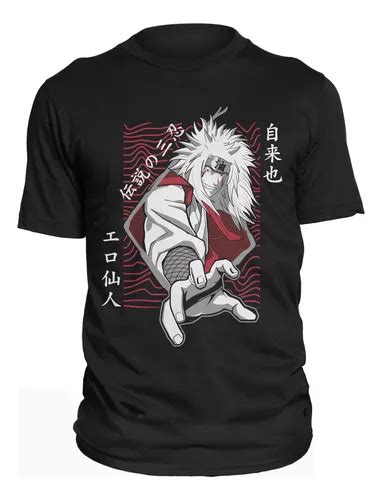 Playera Jiraiya Naruto Shippuden Anime Meses sin interés