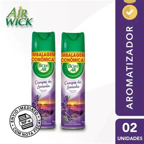 Bom Ar Air Wick Odorizador Aroma Ambiente Ml Kit Un