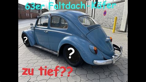 Ich zerstöre einen originalen 63er VW Käfer und lege ihn tiefer zu