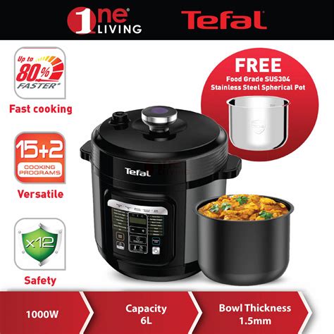 Tefal Home Chef Smart Multicooker Pressure Cooker CY601 CY601D