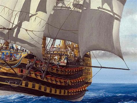 Art Print HMS Victory Ship Historic Ship Print