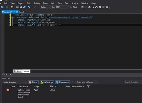 Xamarin Error: 