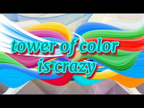 Tower Of Color Obby YouTube