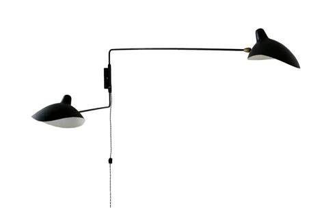 Serge Mouille Two Arm Wall Lamp At 1stdibs Serge Mouille Two Arm Wall