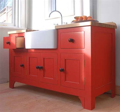 Breathtaking Free Standing Kitchen Sink Cabinet Island With Butcher ...